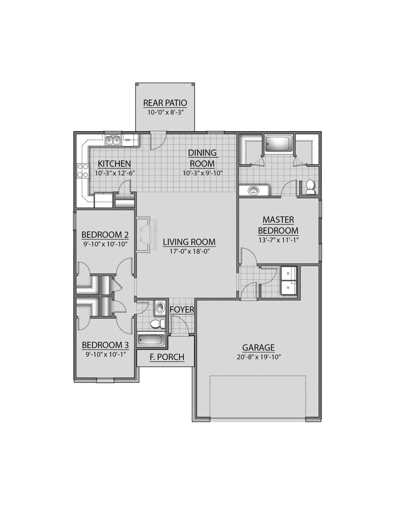 Ayden V G - Floor Plan - DSLD Homes