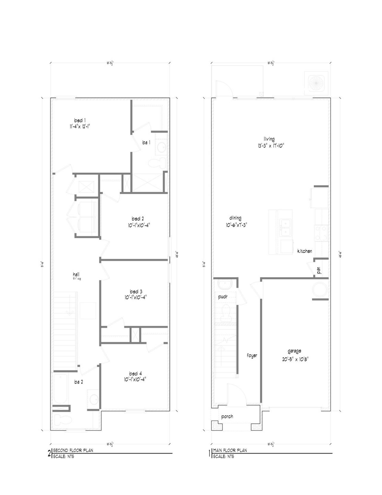 2D floor plan layout of this home in Salt Pines, Port Saint Joe, FL (Image 2).