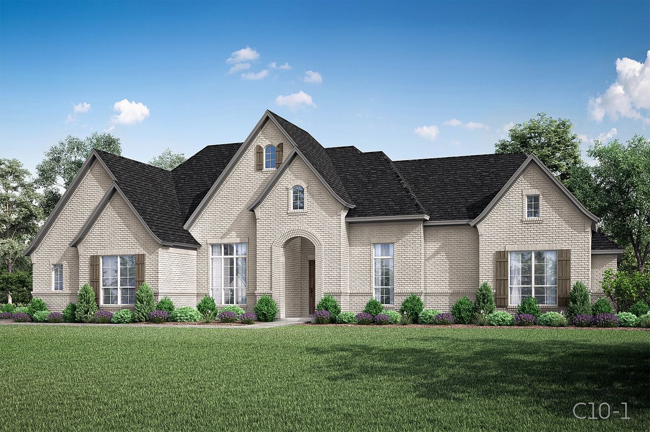 Representative exterior photo of a completed home built from the Dublin by John Houston Homes in Valor Estates, Temple, TX (Image 2).