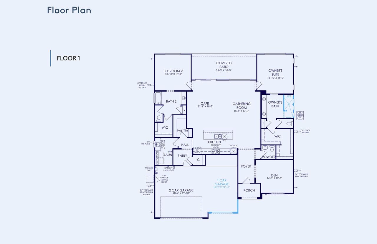 2D floor plan layout of this home in Sun City Anthem at Merrill Ranch, Florence, AZ (Image 2). 2D floor plan layout of this home in Sun City Anthem at Merrill Ranch, Florence, AZ (Image 2).