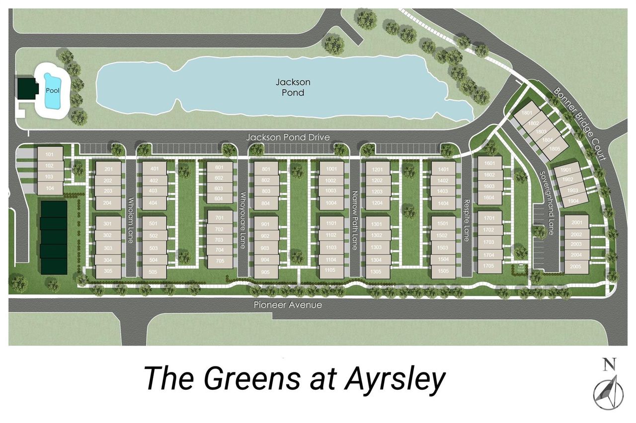 Site Map-The Greens at Ayrsley