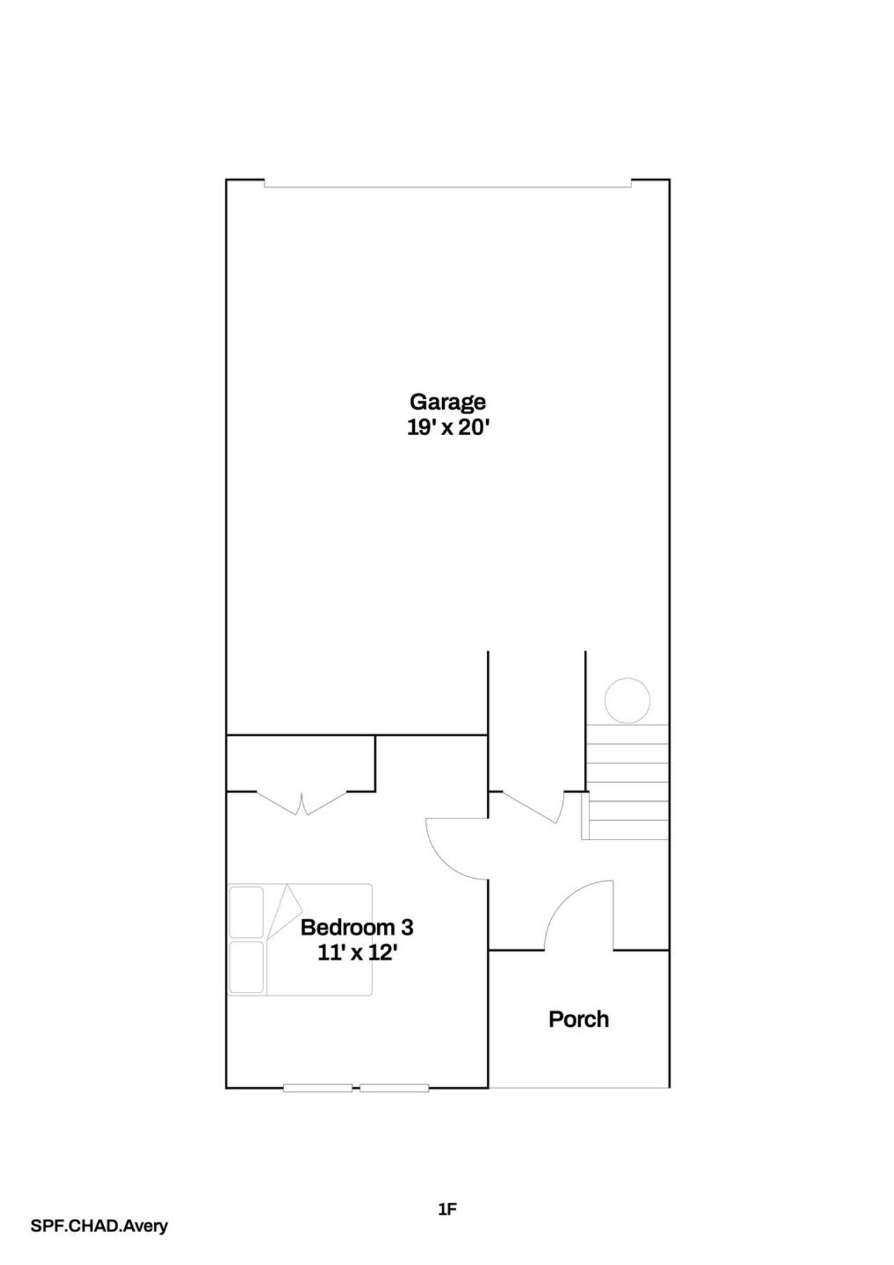 2D floor plan layout for the Avery by Legacy South Homes in The Chadwick, Nashville, TN (Image 2). 2D floor plan layout for the Avery by Legacy South Homes in The Chadwick, Nashville, TN (Image 2).