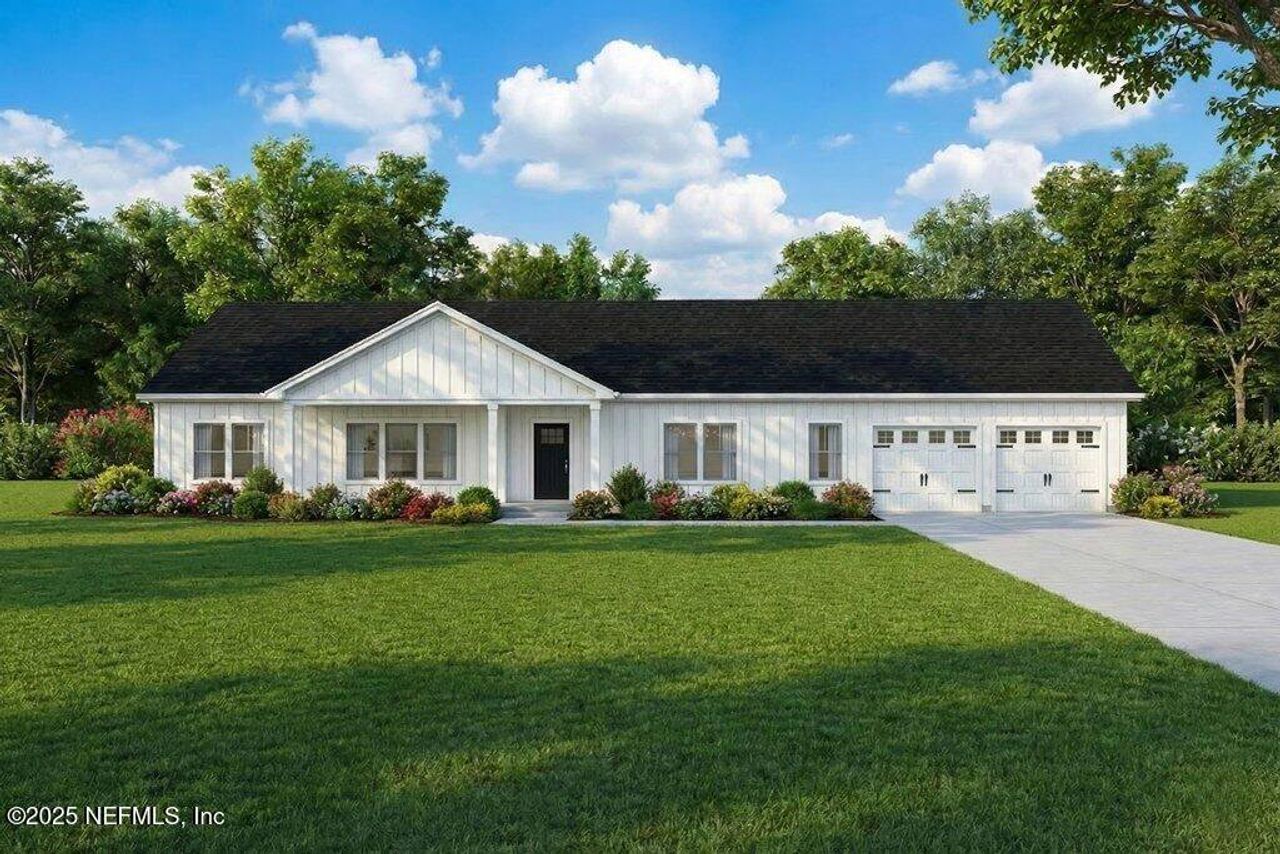 Front exterior of a new home in , Macclenny, FL, highlighting curb appeal (Image 2).
