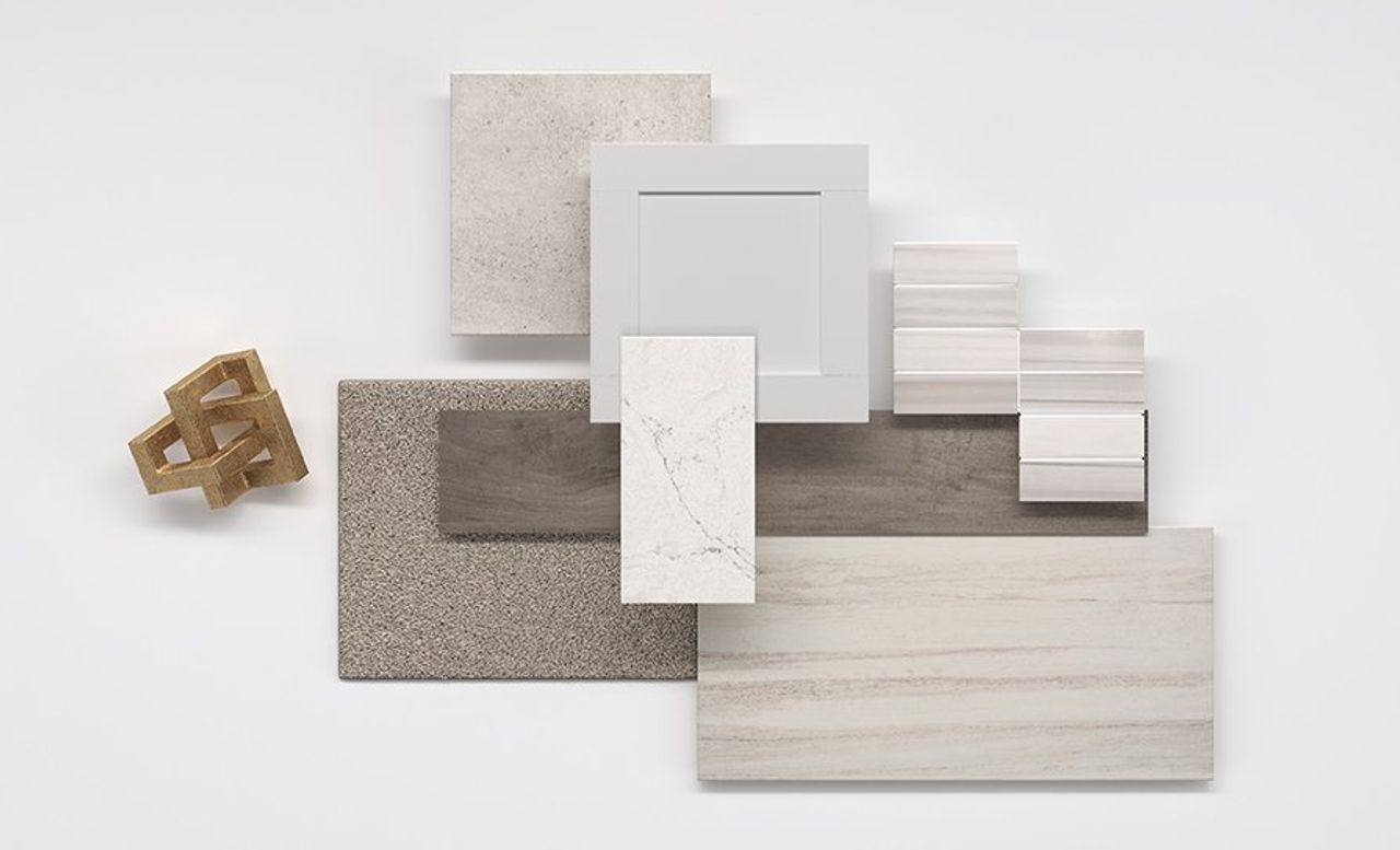 Sample of building materials used in homes in White Tank Foothills Reserve Series, Waddell (Image 2).