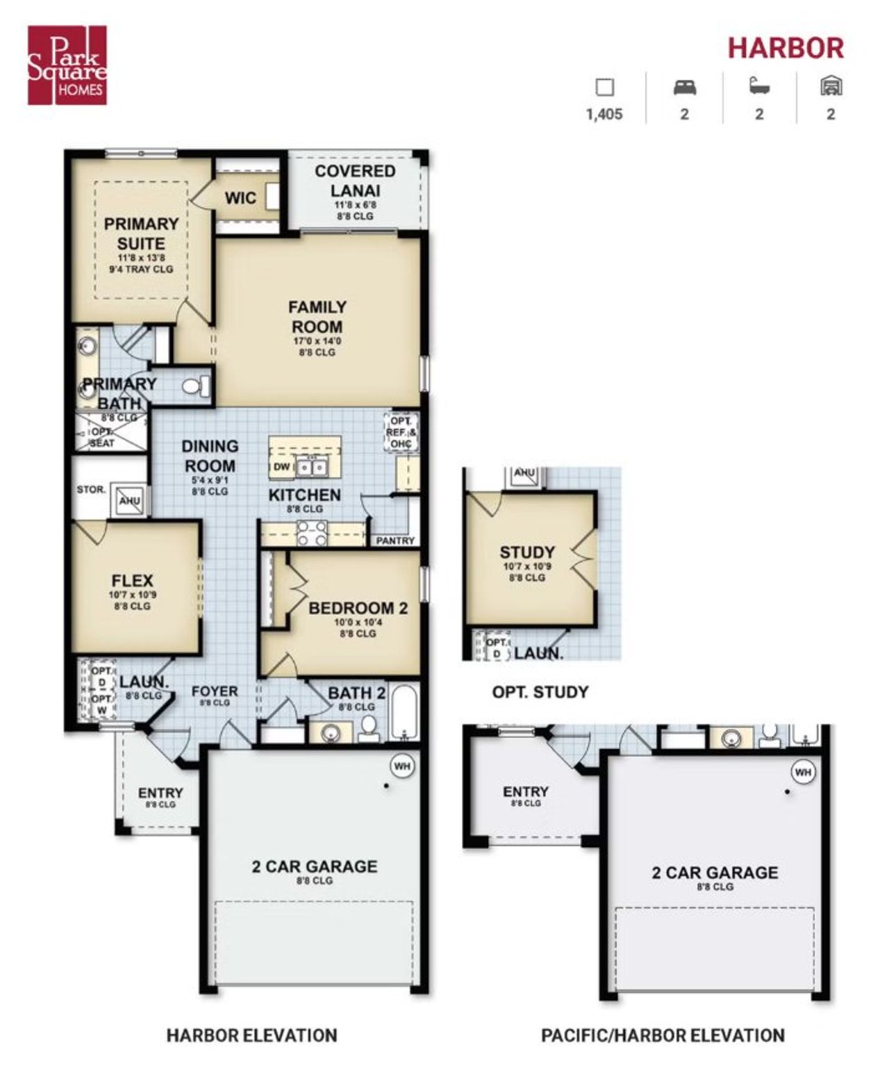 2D floor plan layout for the Harbor by Park Square Residential in Leela Reserve, Tavares, FL (Image 2). 2D floor plan layout for the Harbor by Park Square Residential in Leela Reserve, Tavares, FL (Image 2).