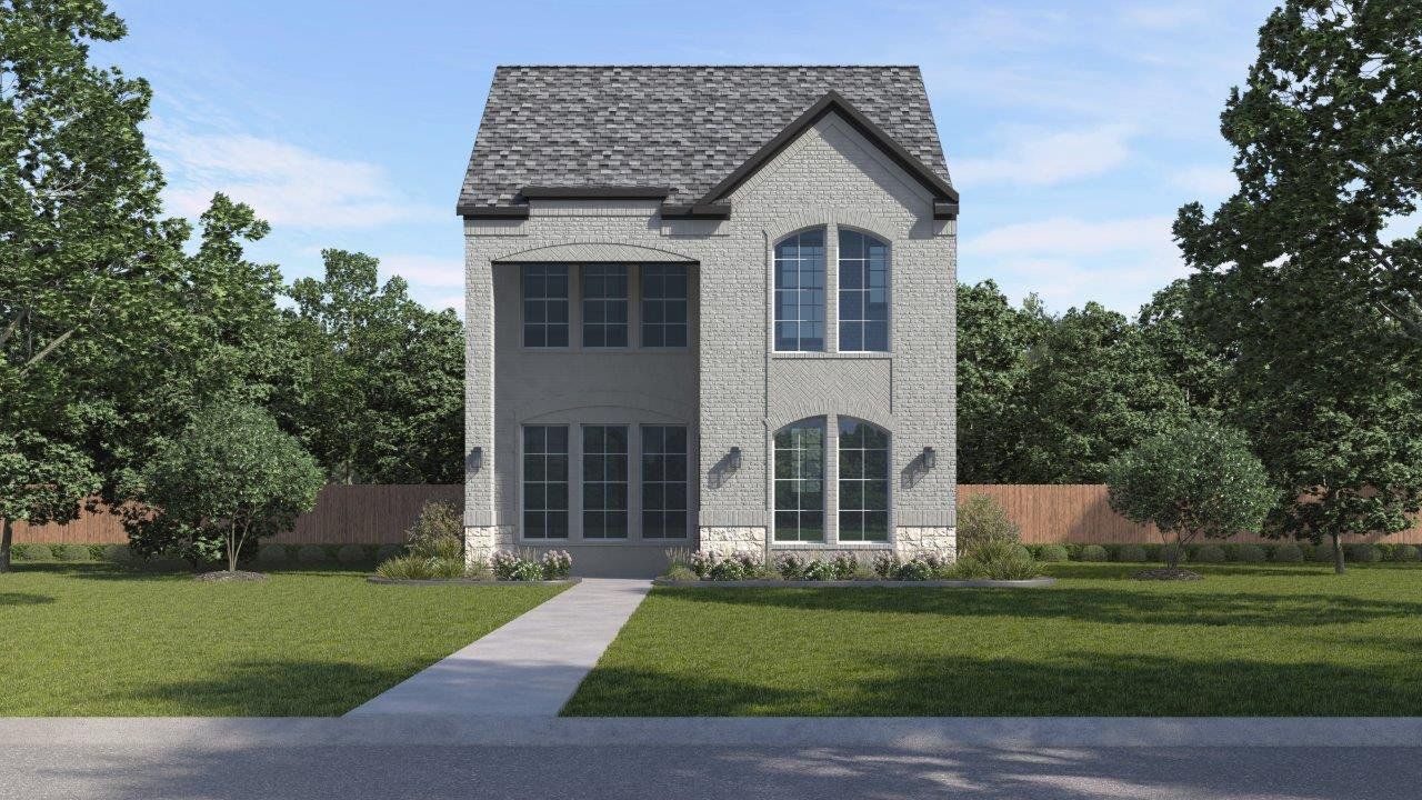 Representative exterior photo of a completed home built from the Filly by D.R. Horton in The Avenue, Allen, TX (Image 2).