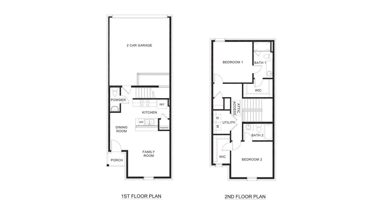 2D floor plan layout of this home in Elevon, Lavon, TX (Image 2).