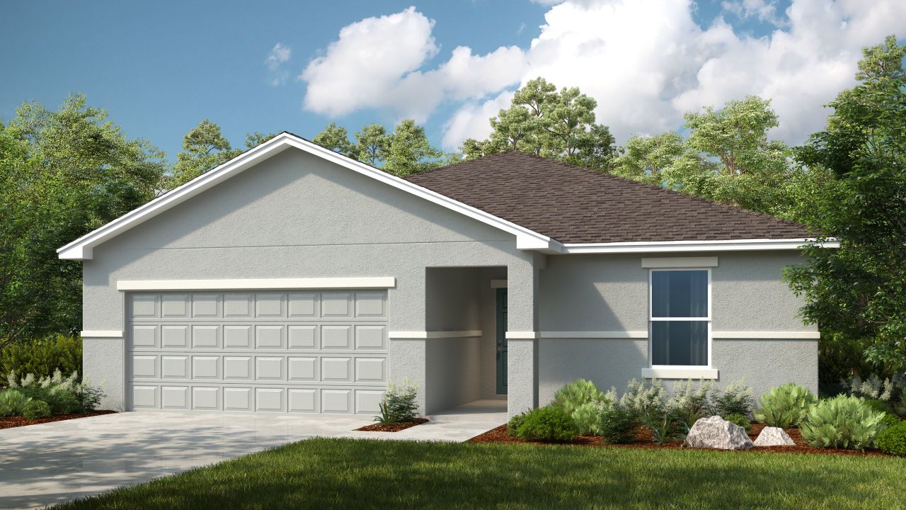 Representative exterior photo of a completed home built from the Sycamore by Taylor Morrison in Firethorn, Parrish, FL (Image 2).