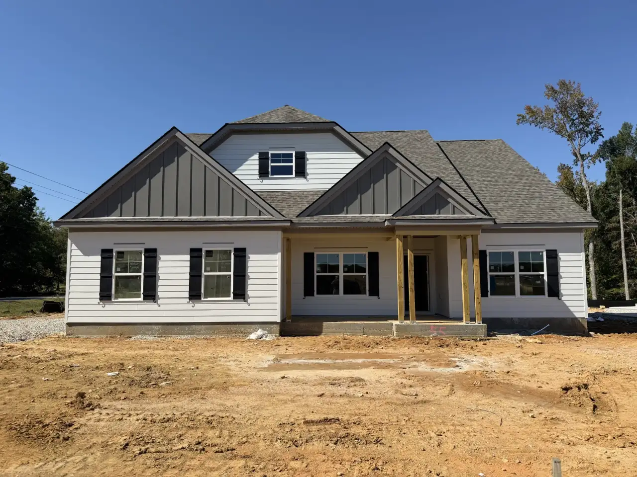 In-progress construction of a new home in Stillwater, Tullahoma, TN (Image 2). In-progress construction of a new home in Stillwater, Tullahoma, TN (Image 2).