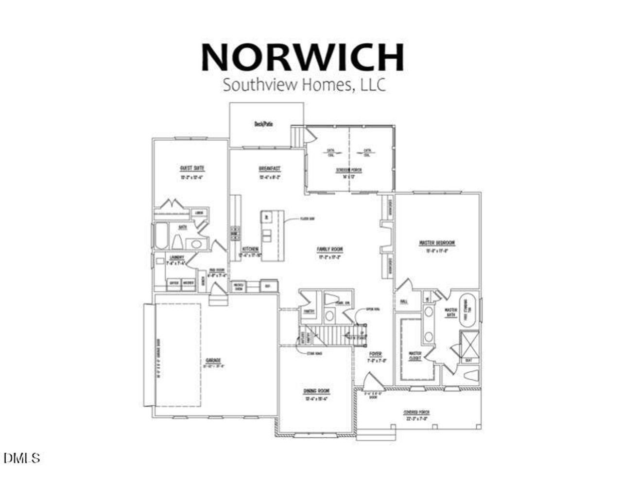 2D floor plan layout of this home in Eller Farms, Wendell, NC (Image 2). 2D floor plan layout of this home in Eller Farms, Wendell, NC (Image 2).