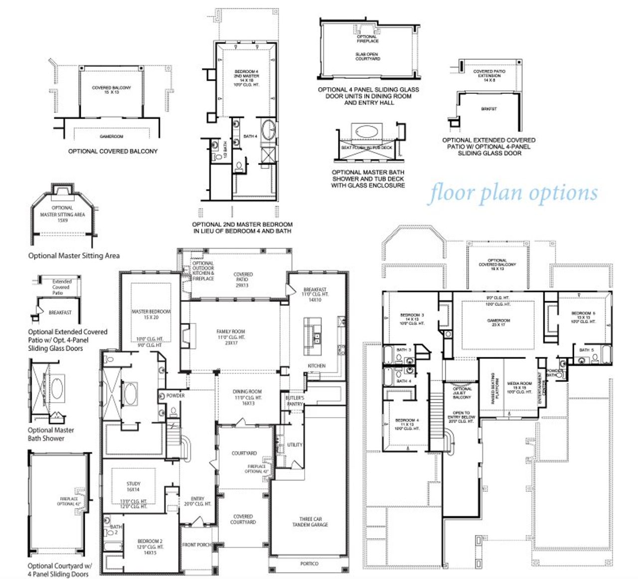 2D floor plan layout for the Windsor 5124 by J. Patrick Homes in Briarley, Montgomery, TX (Image 2). 2D floor plan layout for the Windsor 5124 by J. Patrick Homes in Briarley, Montgomery, TX (Image 2).