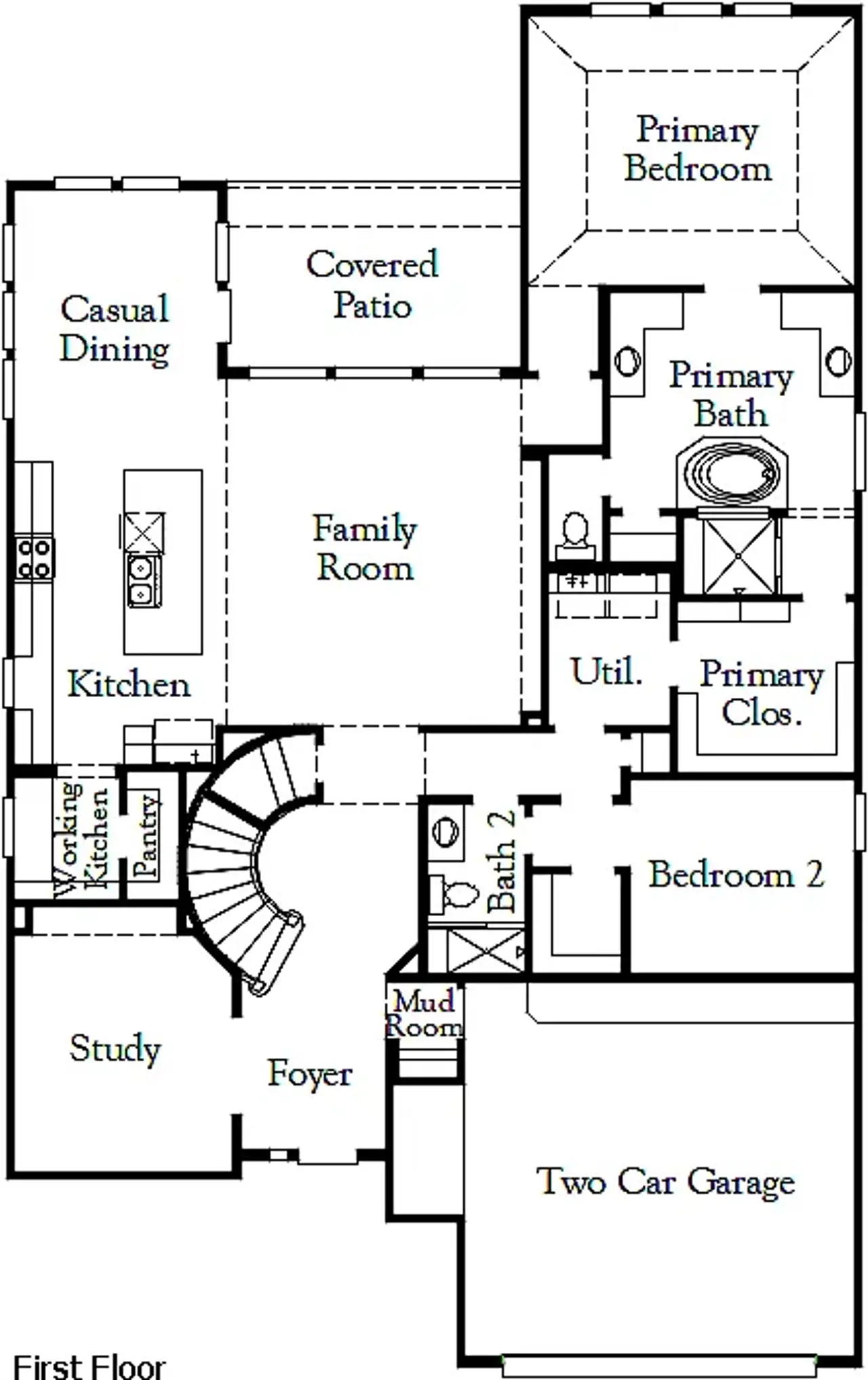 2D floor plan layout of this home in Buffalo Crossing, Cibolo, TX (Image 2). 2D floor plan layout of this home in Buffalo Crossing, Cibolo, TX (Image 2).