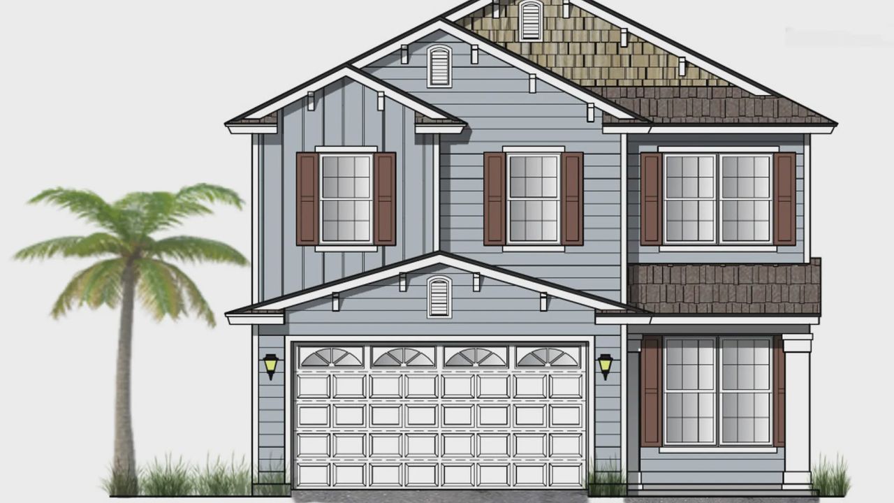 Representative rendering of the exterior for the 2465 by Ashley Homes, LLC (Image 2). Representative rendering of the exterior for the 2465 by Ashley Homes, LLC (Image 2).