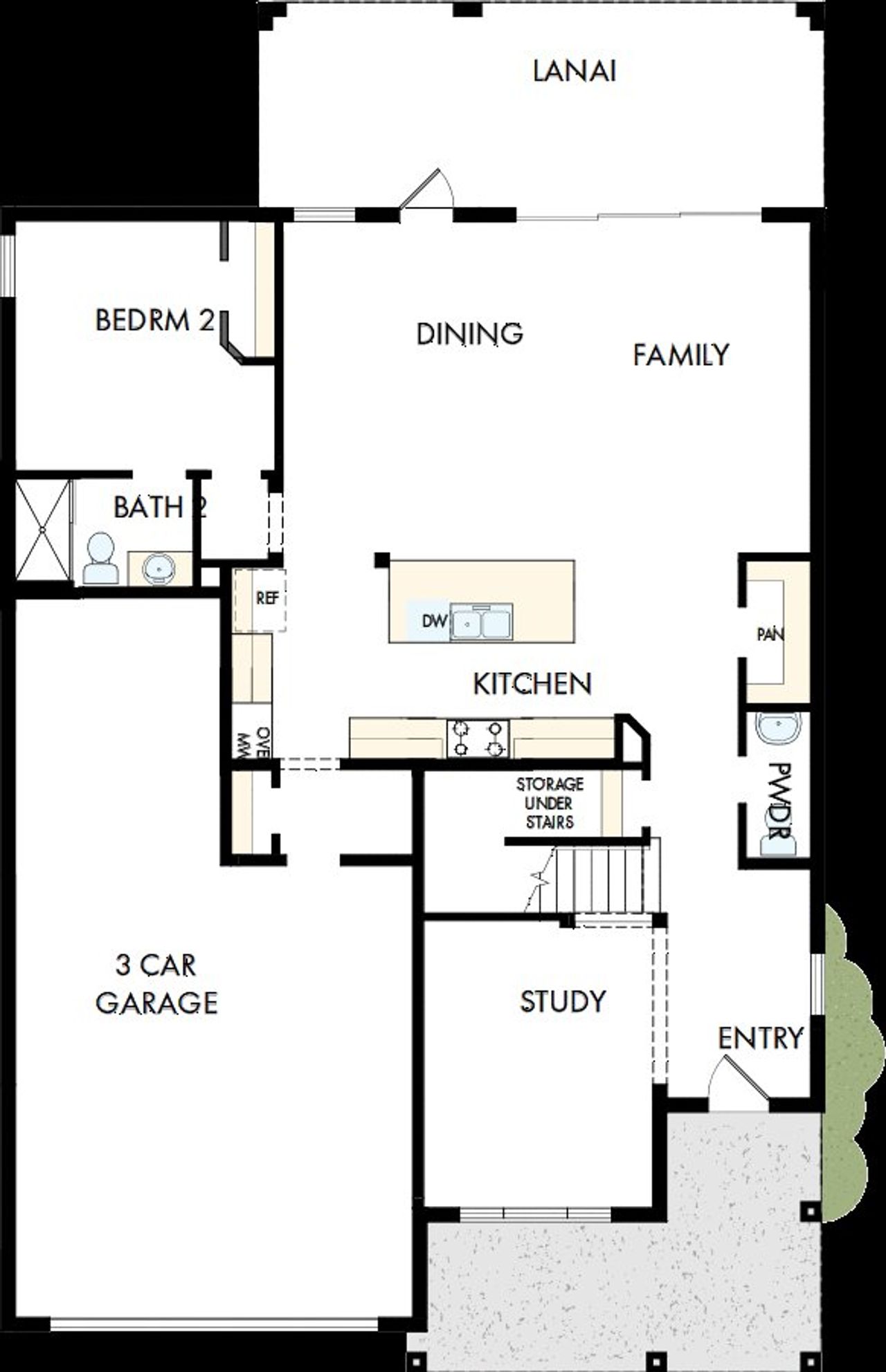 2D floor plan layout of this home in Lakeside at Satilla, St. Cloud, FL (Image 2). 2D floor plan layout of this home in Lakeside at Satilla, St. Cloud, FL (Image 2).