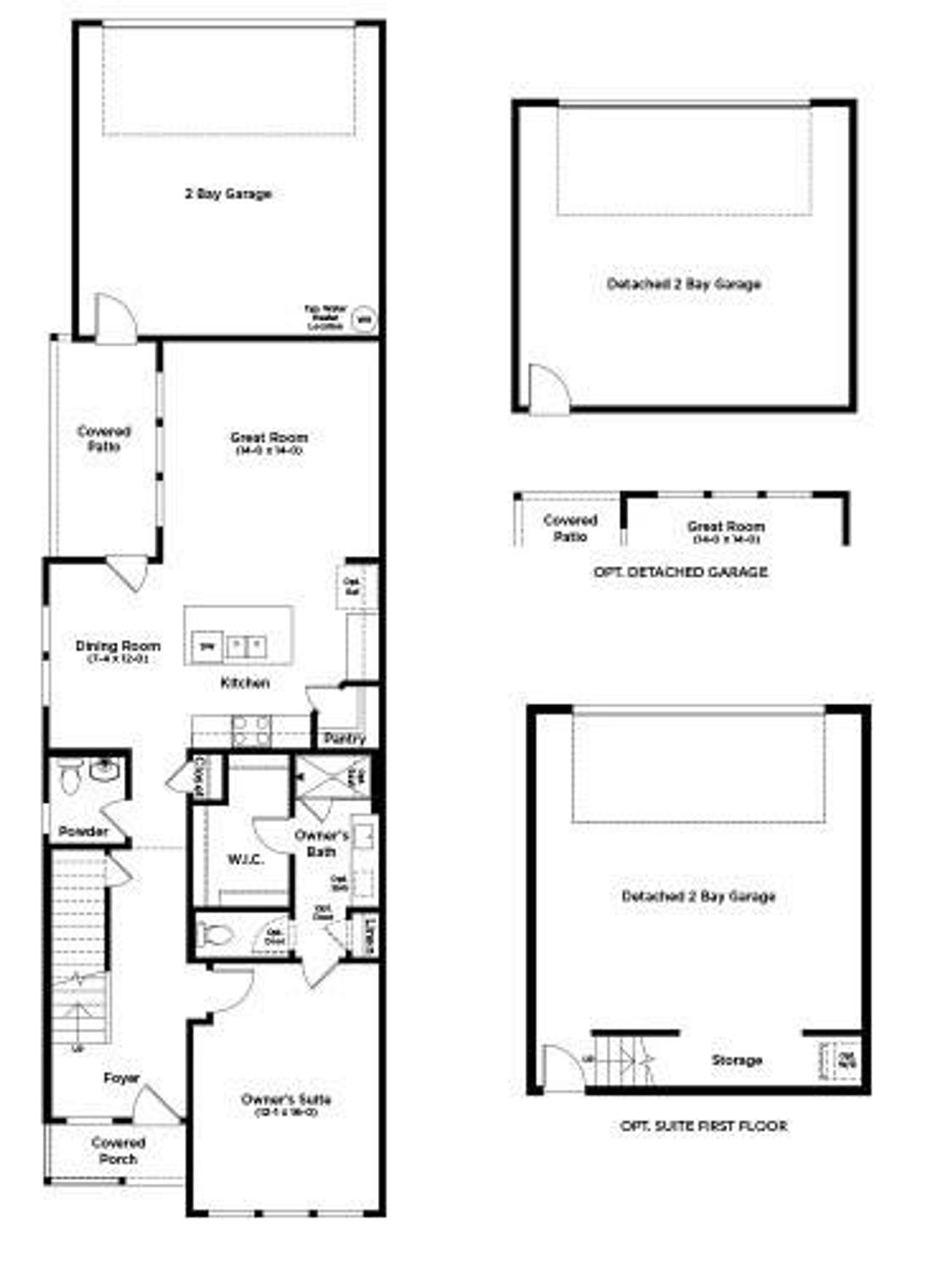 2D floor plan layout of this home in Spring Creek, Taylor, TX (Image 2).