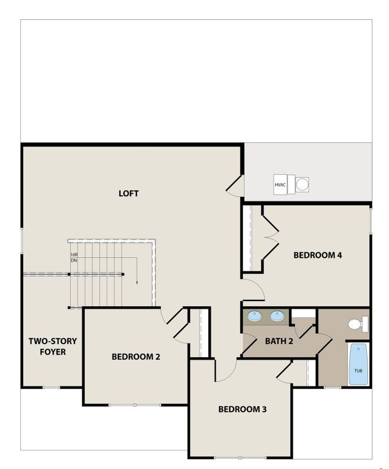 2D floor plan layout for the Peachwood by Peachtree Building Group in The Manor at Gainesville Township, Gainesville, GA (Image 2). 2D floor plan layout for the Peachwood by Peachtree Building Group in The Manor at Gainesville Township, Gainesville, GA (Image 2).