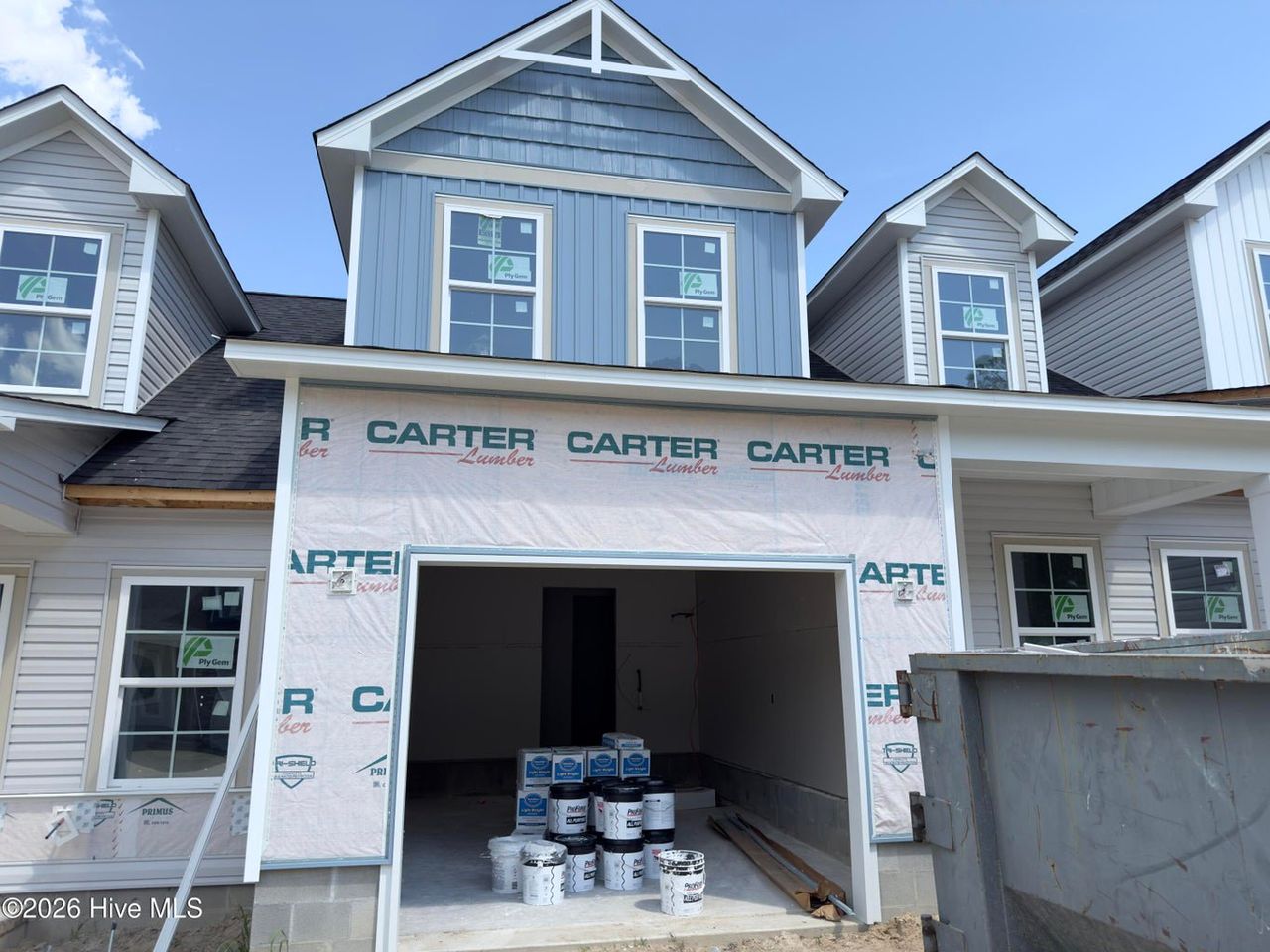 In-progress construction of a new home in Autumn Trail, Bolivia, NC (Image 2).