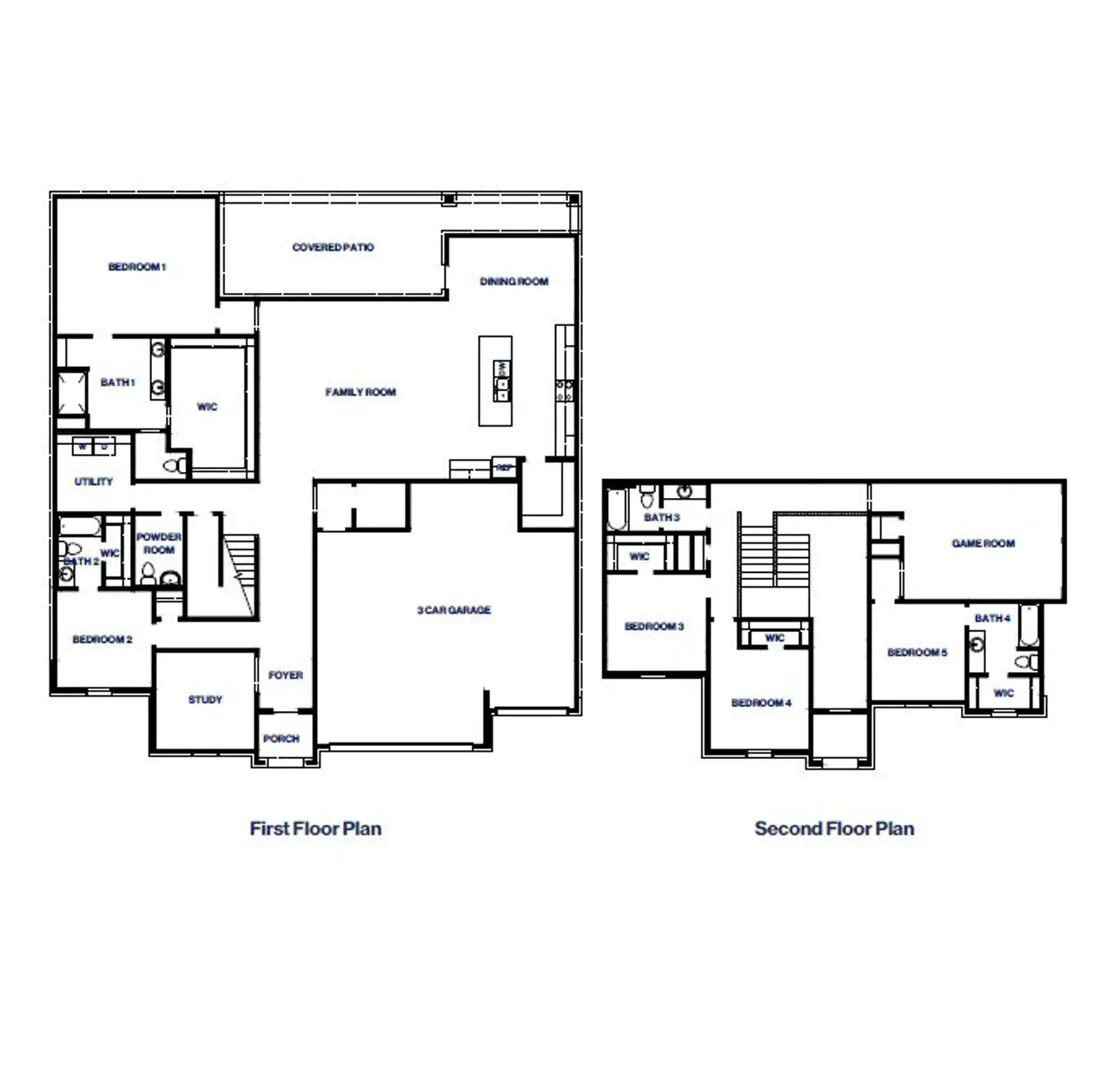 2D floor plan layout of this home in Riverside Estates, Mont Belvieu, TX (Image 2). 2D floor plan layout of this home in Riverside Estates, Mont Belvieu, TX (Image 2).