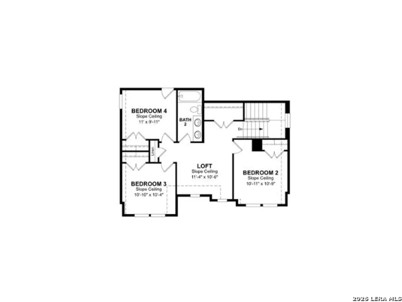 2D floor plan layout of this home in Bricewood, Helotes, TX (Image 2).