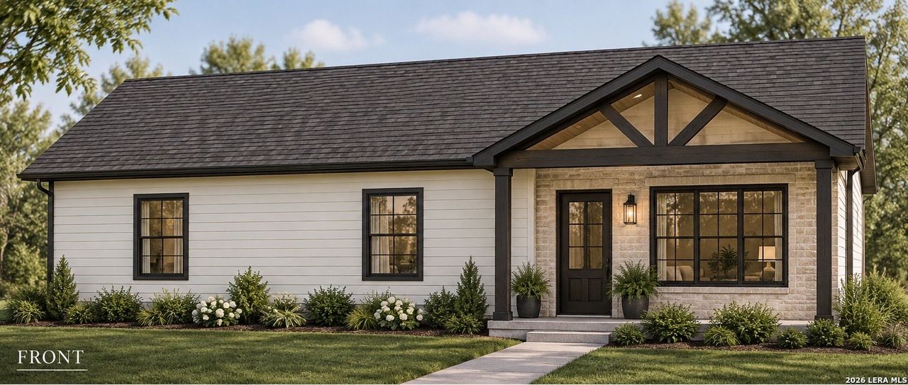 Front exterior of a new home in , Eagle Pass, TX, highlighting curb appeal (Image 2).