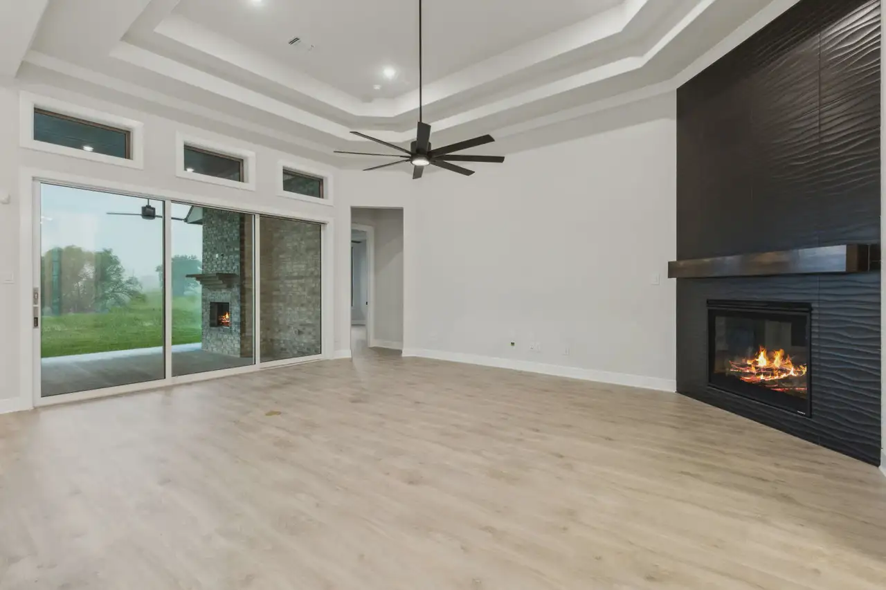 Image 2 representing the Valencia by Chesmar Homes in Lakeview Heights, Azle, TX.
