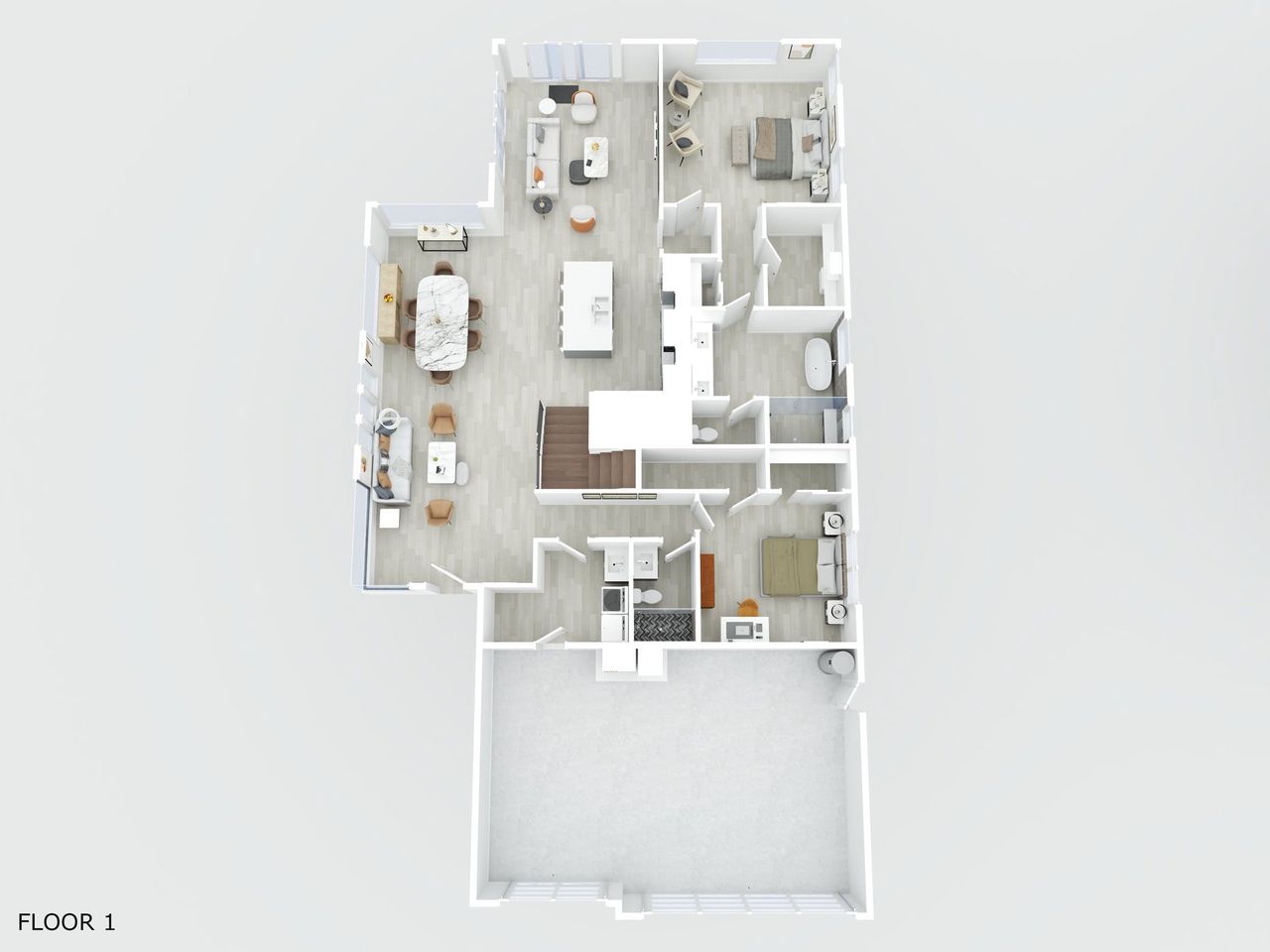 2D floor plan layout for the Aspen II by ABD Development in Hampton Green at Providence, Davenport, FL (Image 2). 2D floor plan layout for the Aspen II by ABD Development in Hampton Green at Providence, Davenport, FL (Image 2).