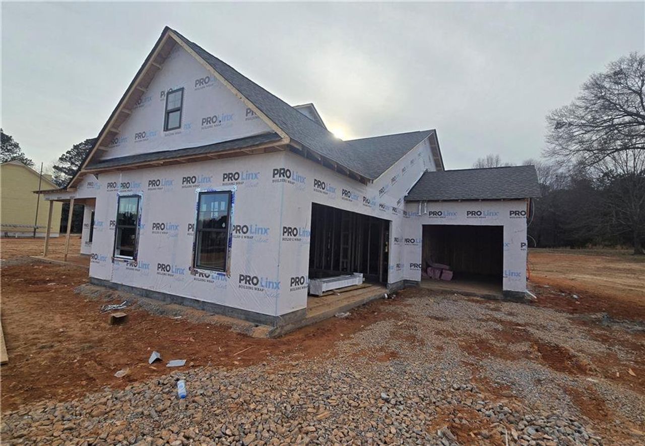 In-progress construction of a new home in Youth Jersey Rd, Covington, GA (Image 2).