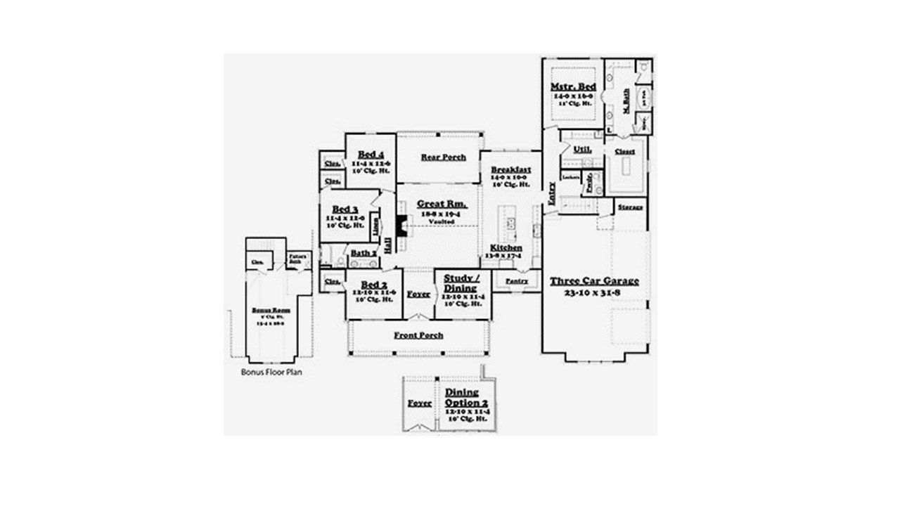 2D floor plan layout for the The Helton by Remington Custom Homes in Rancho Ladera, Aledo, TX (Image 2). 2D floor plan layout for the The Helton by Remington Custom Homes in Rancho Ladera, Aledo, TX (Image 2).
