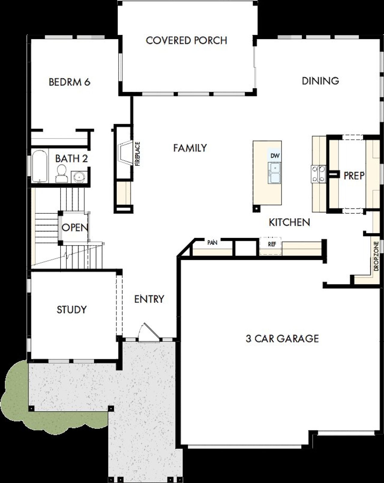 2D floor plan layout of this home in The Aurora Highlands The Vistas, Aurora, CO (Image 2). 2D floor plan layout of this home in The Aurora Highlands The Vistas, Aurora, CO (Image 2).