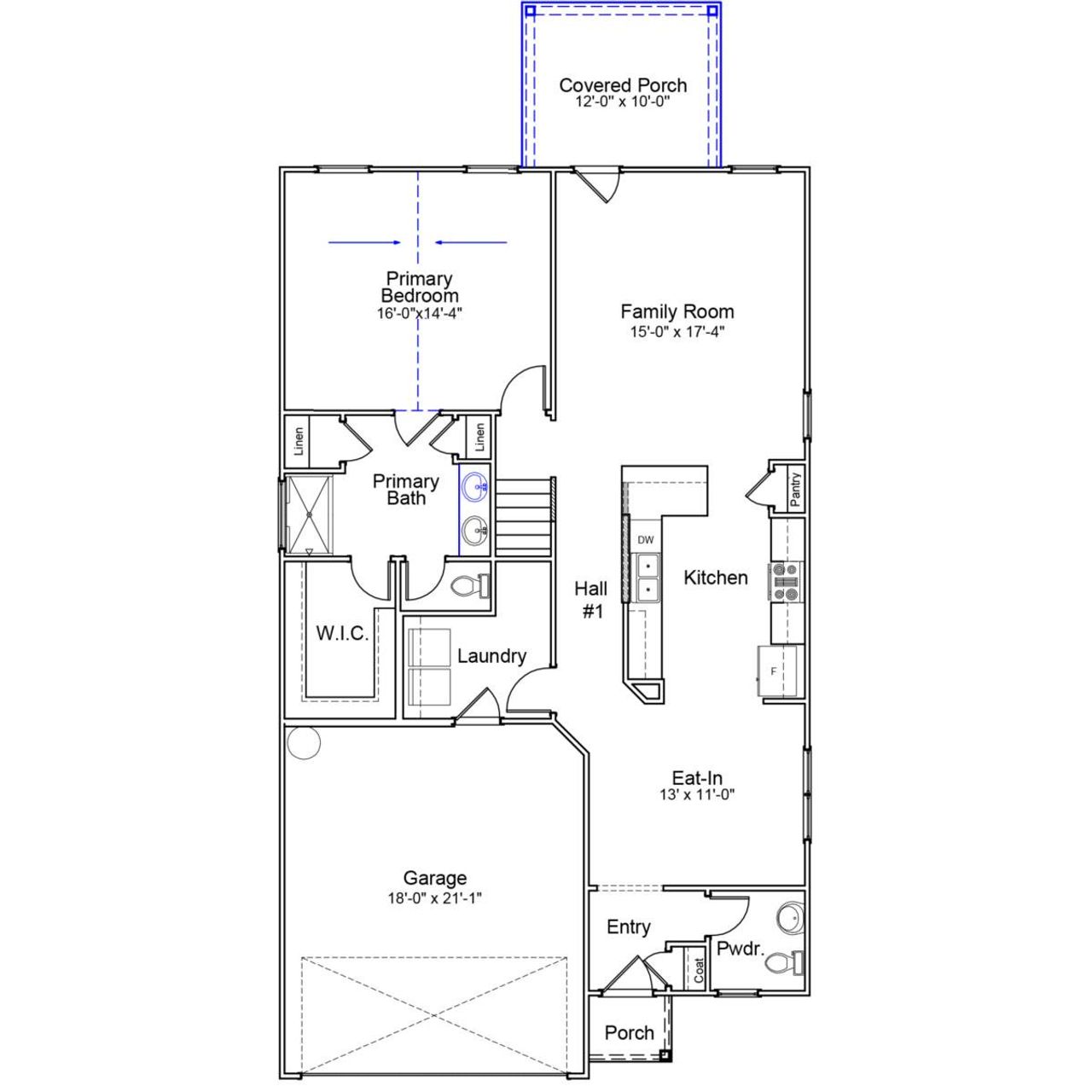 2D floor plan layout of this home in Mayfair Village, Spartanburg, SC (Image 2). 2D floor plan layout of this home in Mayfair Village, Spartanburg, SC (Image 2).