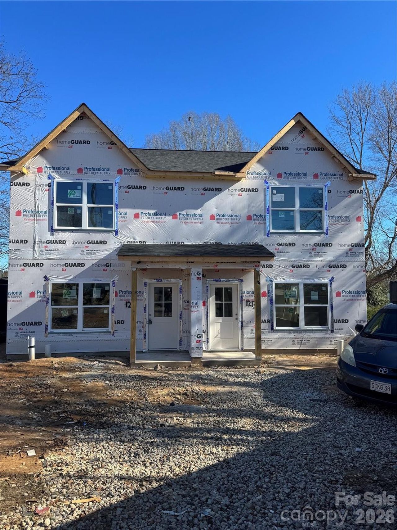 In-progress construction of a new home in , Salisbury, NC (Image 2).