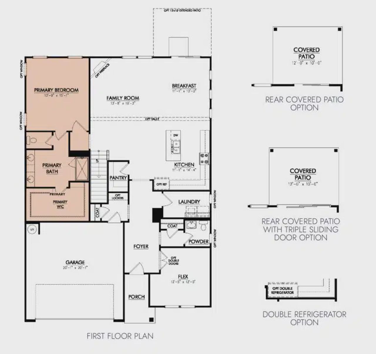 2D floor plan layout for the The Harpeth by Patterson Company in Riverview at Cumberland Hills, Nashville, TN (Image 2).