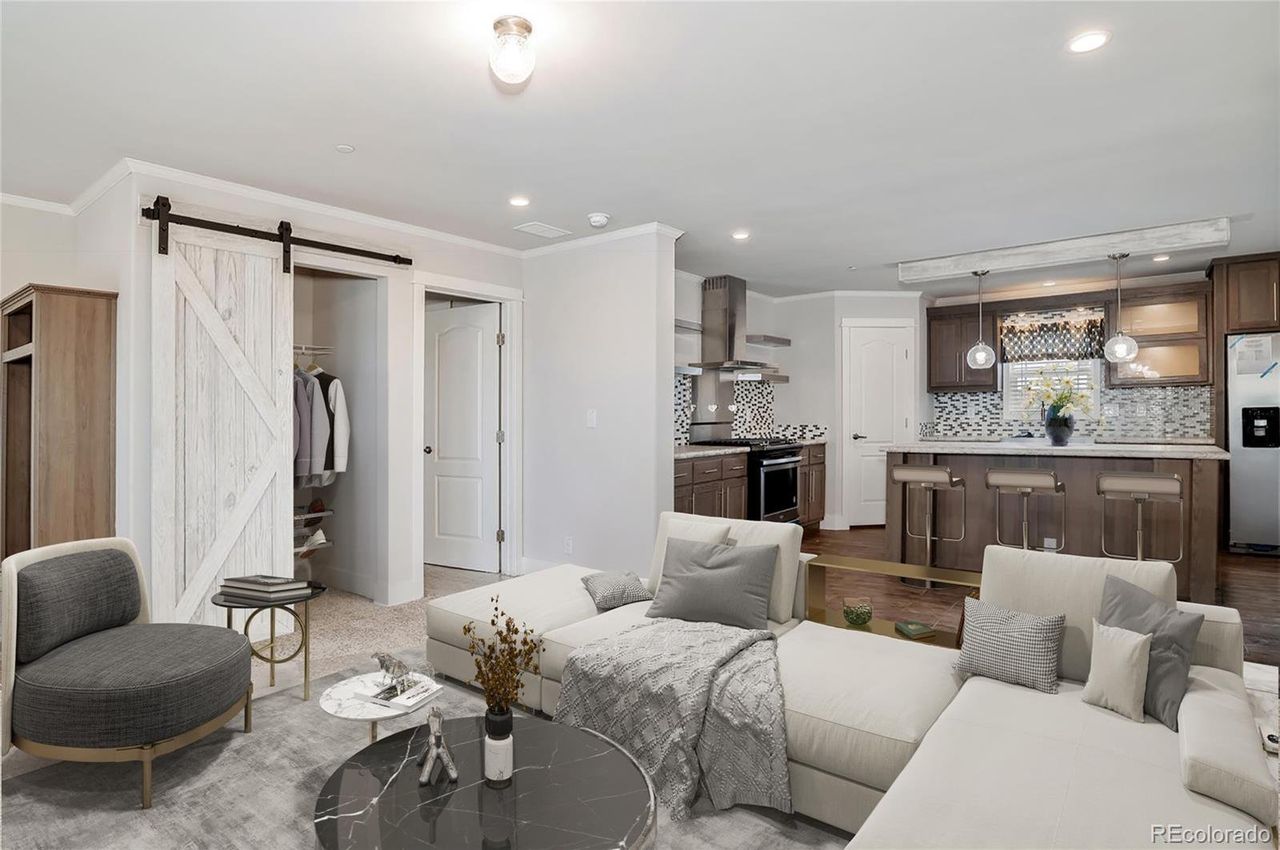 Furnished interior view inside a new home in , Strasburg (Image 2).