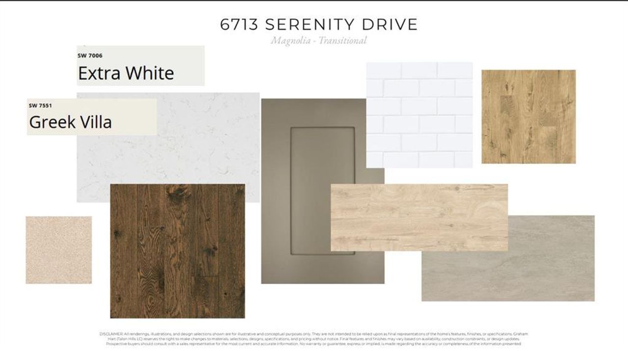 Sample of building materials used in homes in Meadow Lakes, Fort Worth (Image 2).