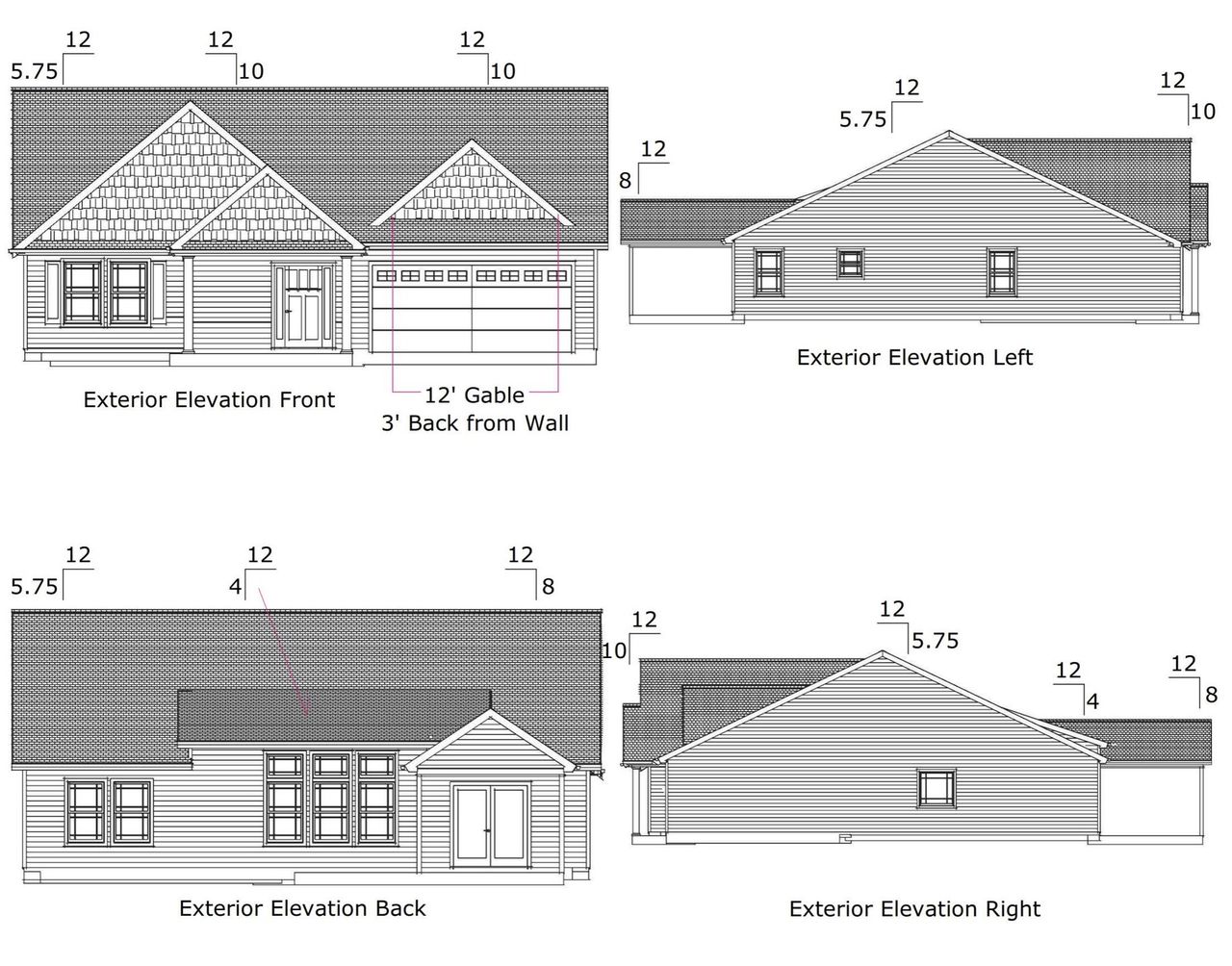 Exterior rendering of this home design in Bent Tree, Gaffney, SC (Image 2). Exterior rendering of this home design in Bent Tree, Gaffney, SC (Image 2).