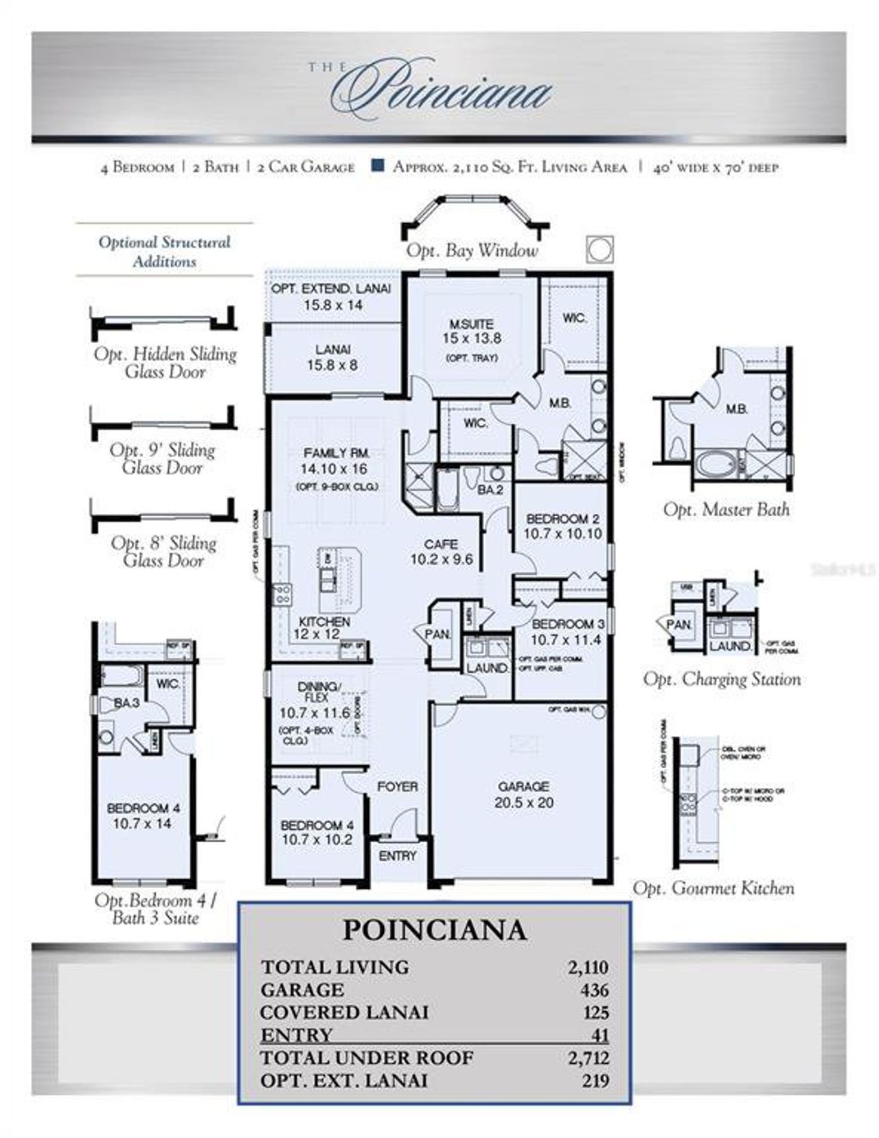 2D floor plan layout of this home in Willowbrook North, Winter Haven, FL (Image 2).