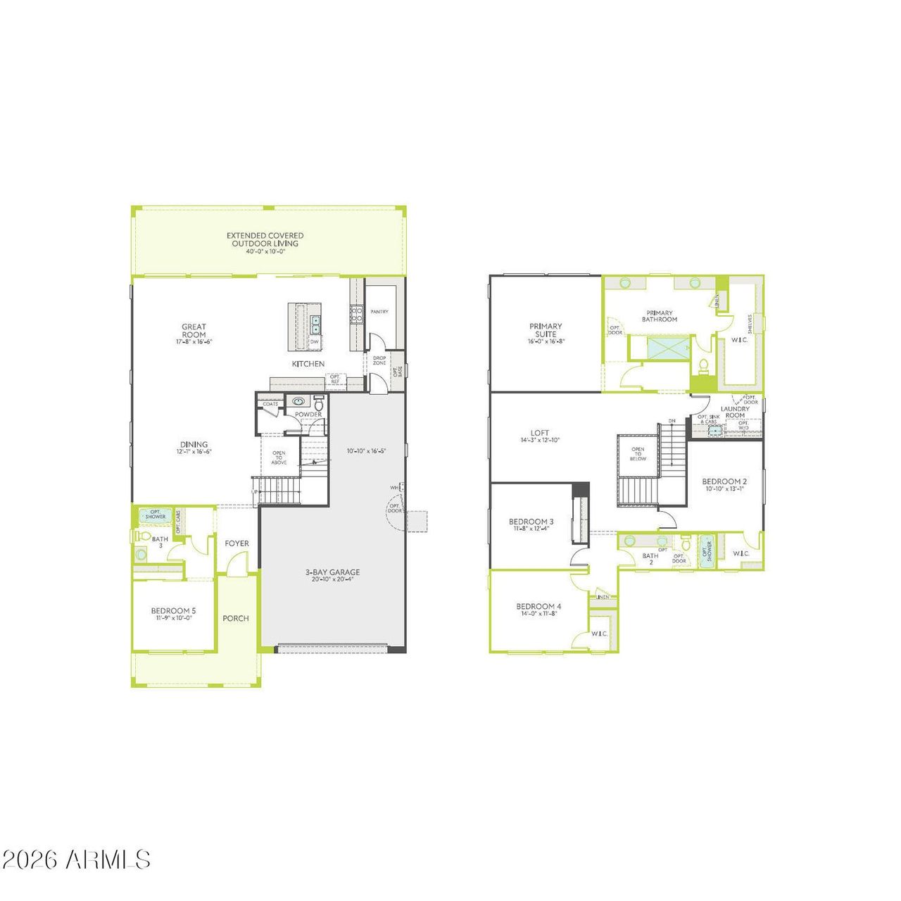 1254 E Prescott St. Floorplan