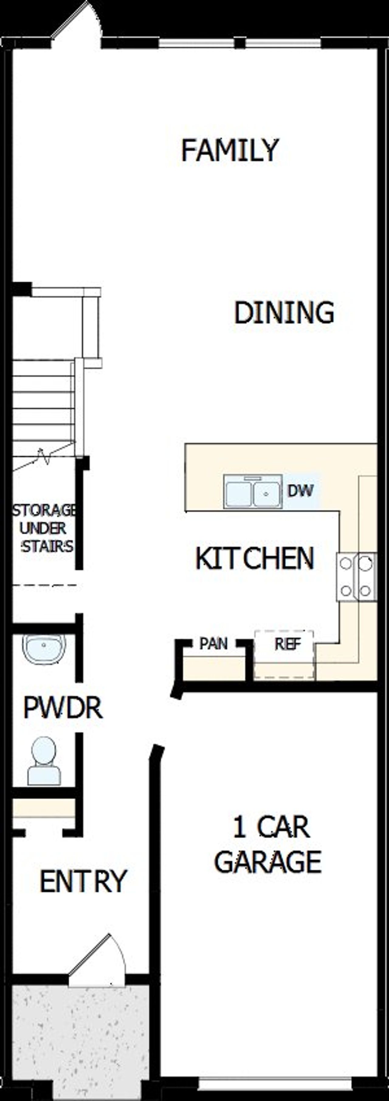 2D floor plan layout of this home in Westerly Park at Wildlight – Overlook Collection, Yulee, FL (Image 2). 2D floor plan layout of this home in Westerly Park at Wildlight – Overlook Collection, Yulee, FL (Image 2).