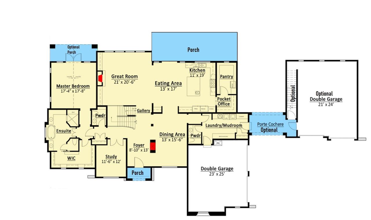 2D floor plan layout for the The Altura by Remington Custom Homes in Rancho Ladera, Aledo, TX (Image 2). 2D floor plan layout for the The Altura by Remington Custom Homes in Rancho Ladera, Aledo, TX (Image 2).