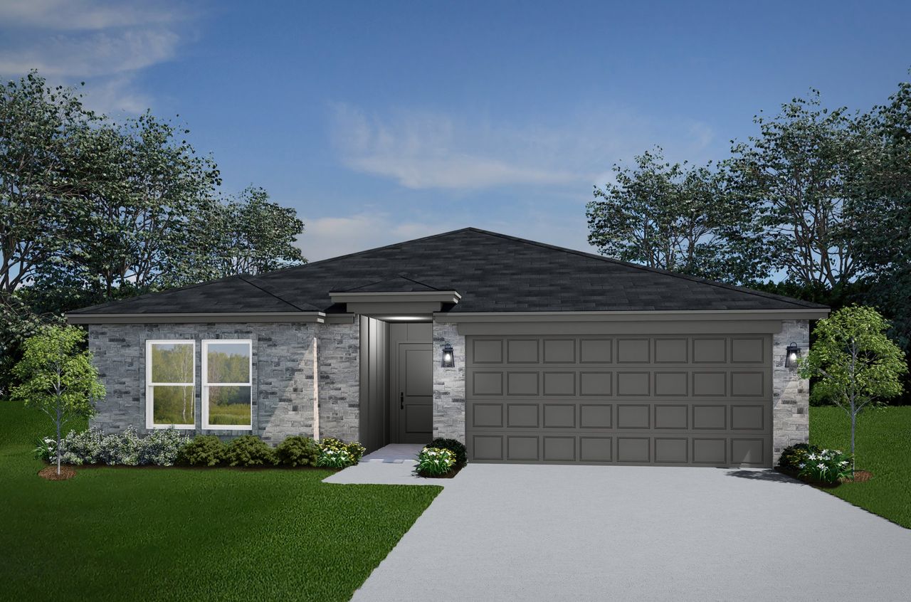 Representative exterior photo of a completed home built from the Blanco by Flintrock Builder in Freedom Ranch Single Family, Copperas Cove, TX (Image 2).