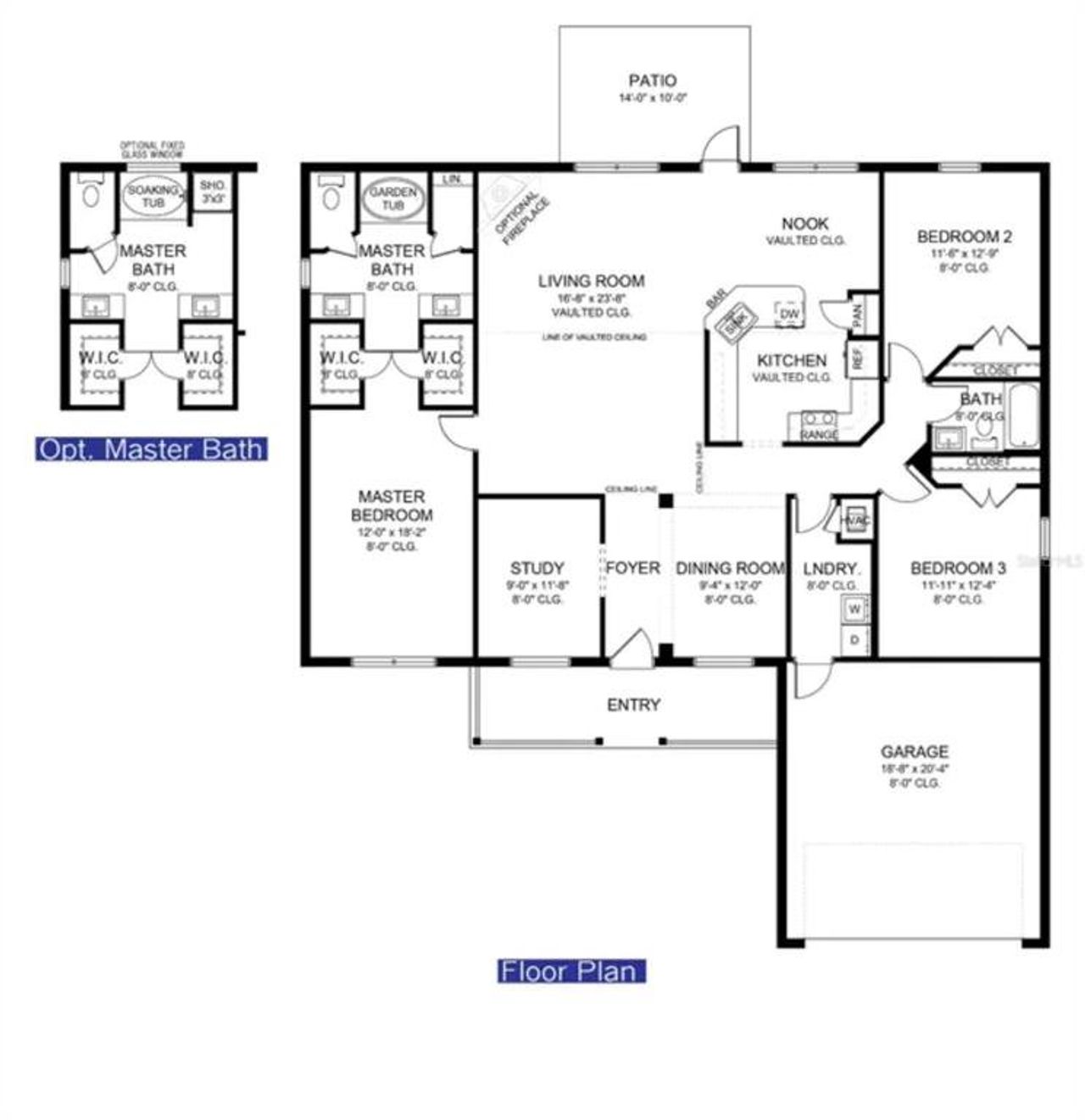 2D floor plan layout of this home in , North Port, FL (Image 2).