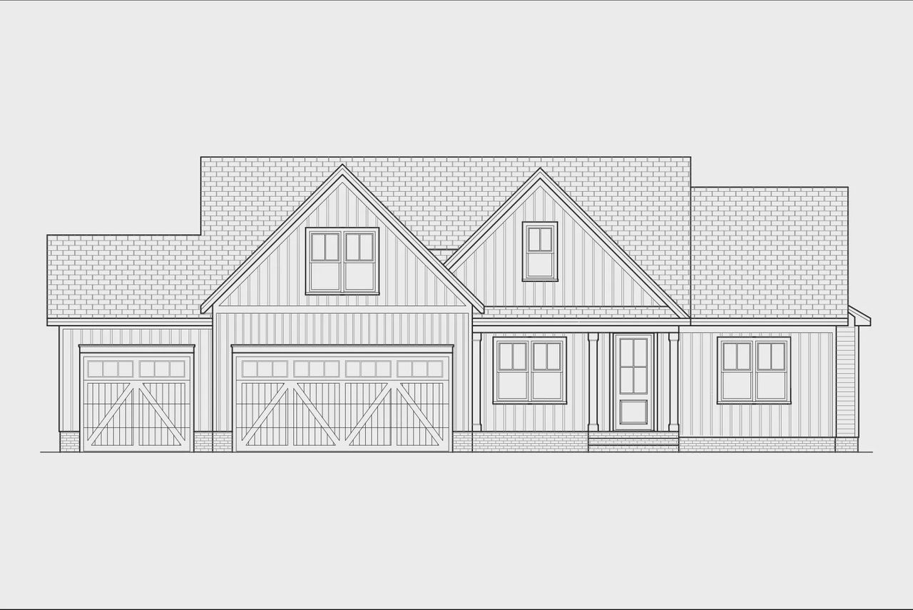 Representative rendering of the exterior for the The Caleb – 3 car by Neuse River Homes (Image 2). Representative rendering of the exterior for the The Caleb – 3 car by Neuse River Homes (Image 2).