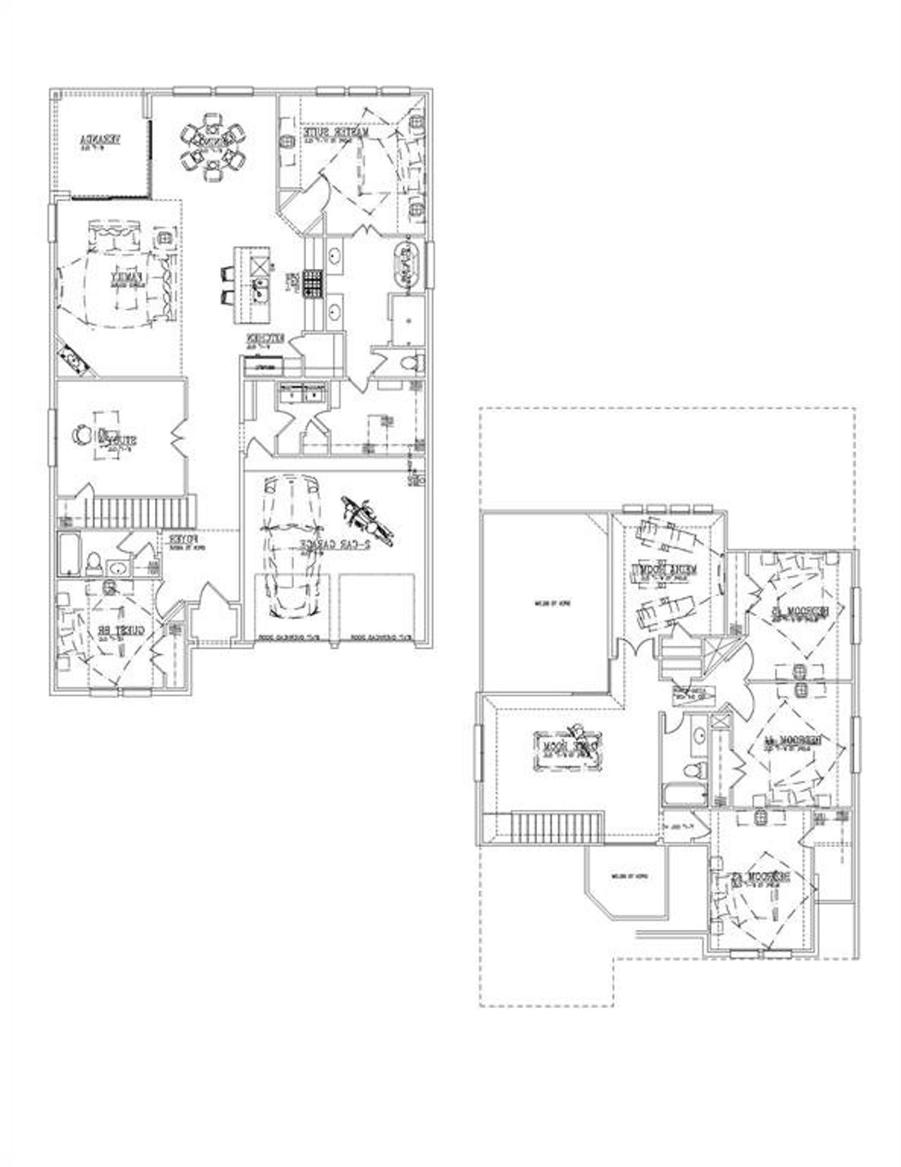 2D floor plan layout of this home in , Frisco, TX (Image 2).