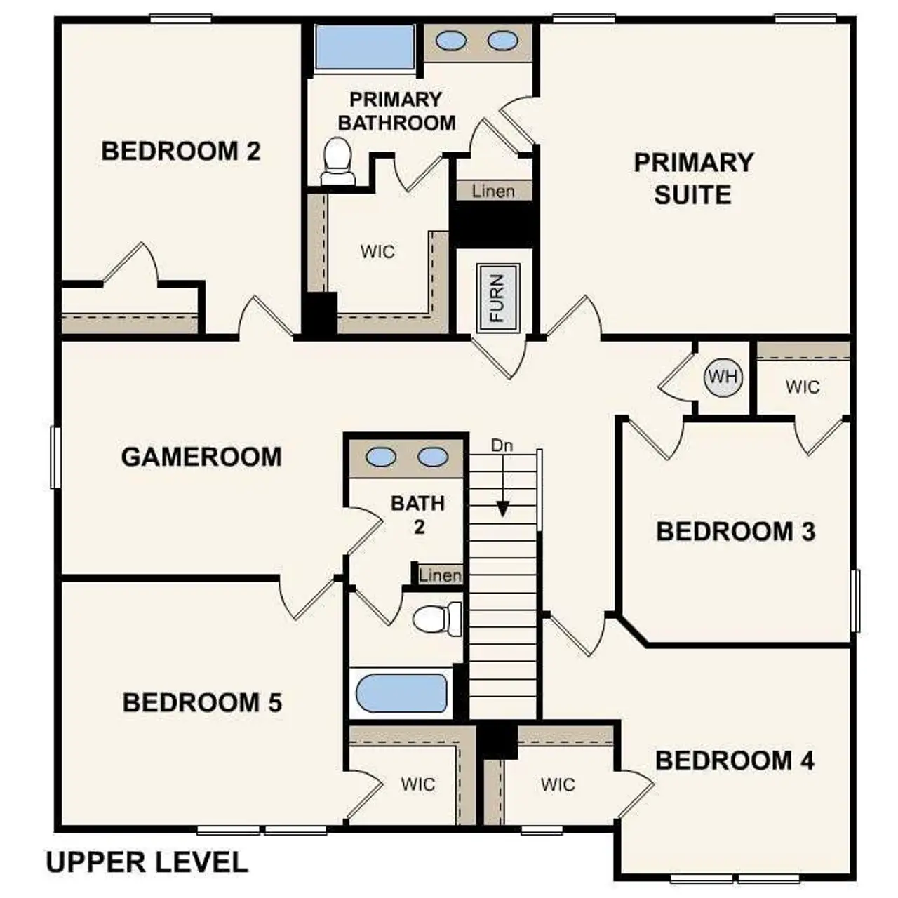2D floor plan layout of this home in Southfield, Bonaire, GA (Image 2). 2D floor plan layout of this home in Southfield, Bonaire, GA (Image 2).