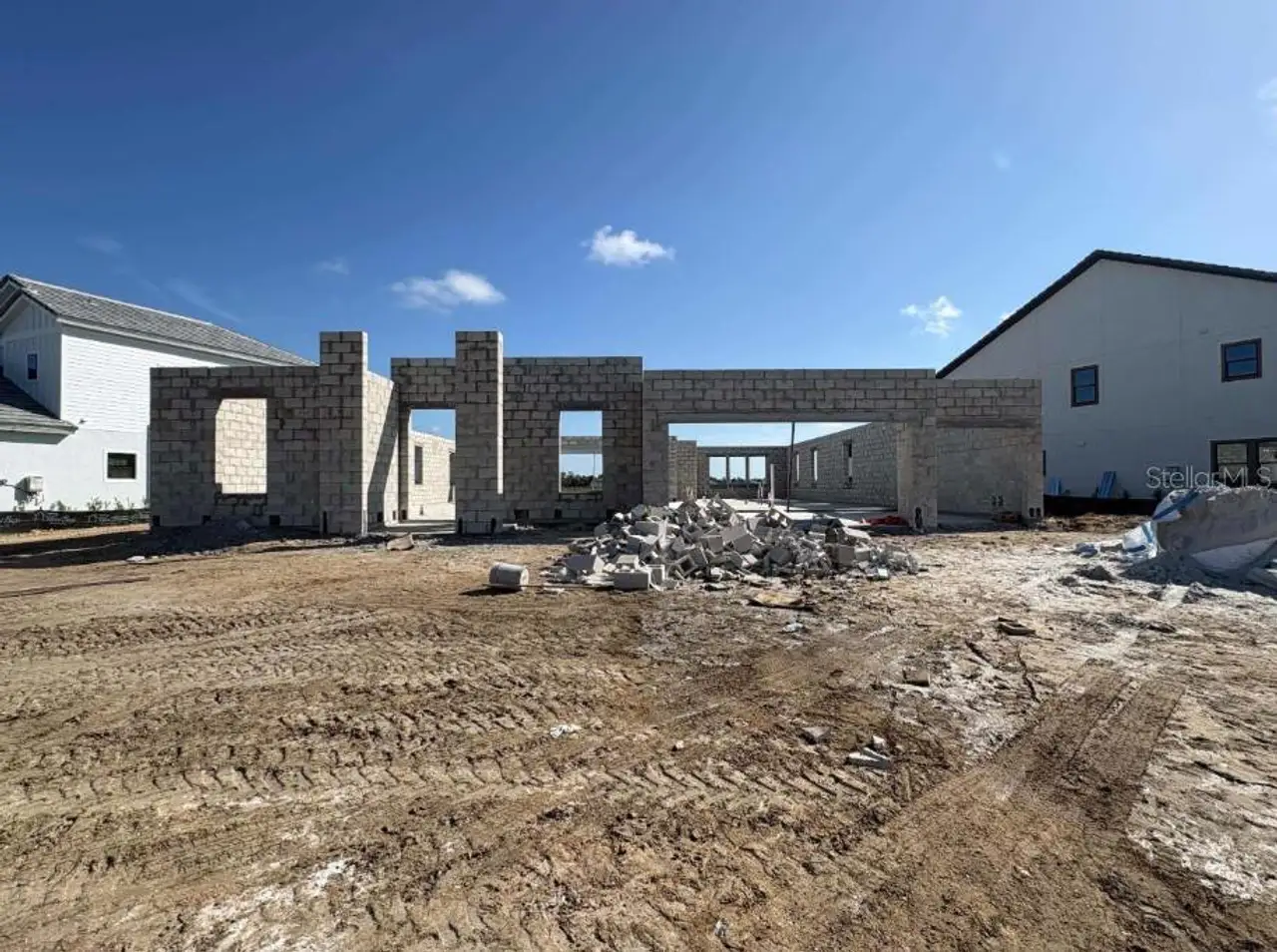 In-progress construction of a new home in Oakfield, Parrish, FL (Image 2). In-progress construction of a new home in Oakfield, Parrish, FL (Image 2).