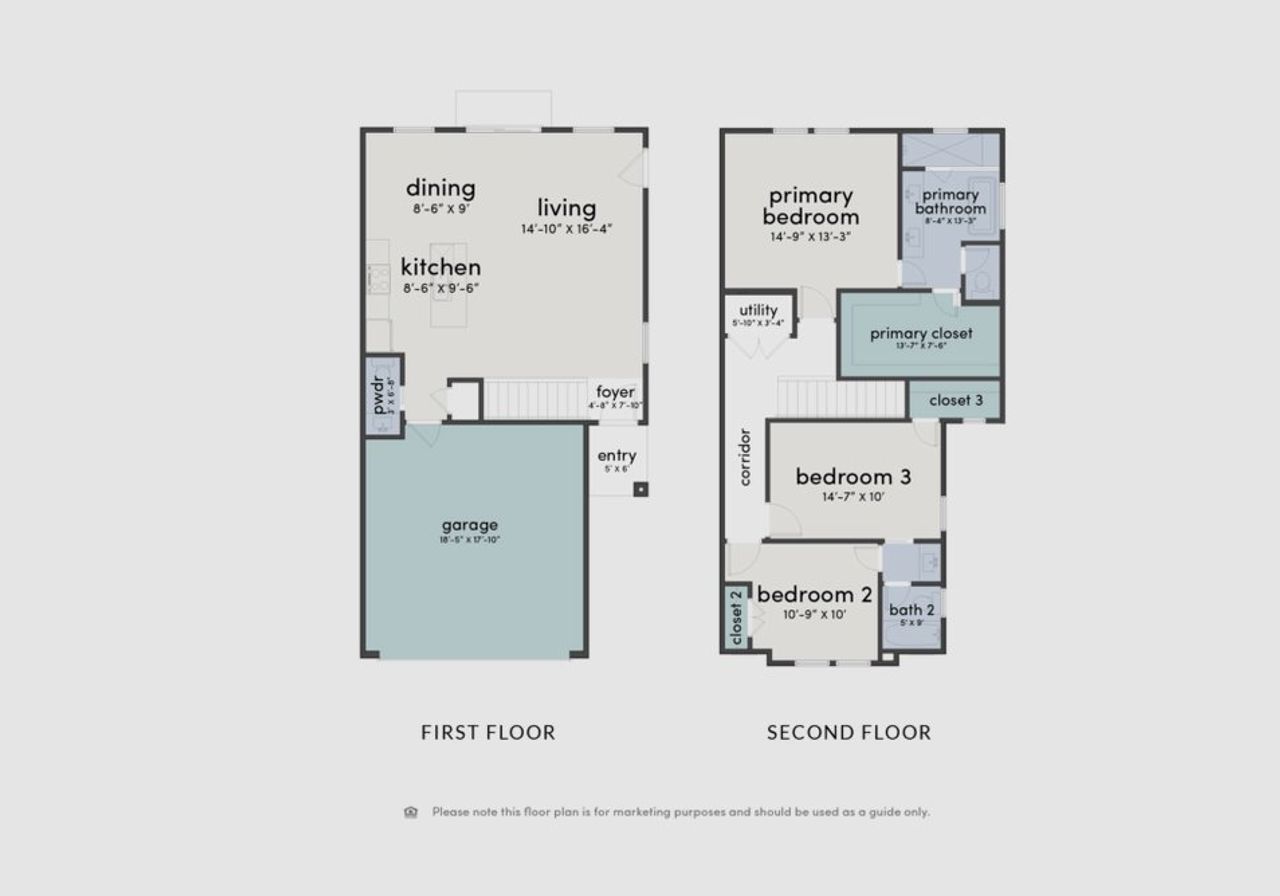 2D floor plan layout for the Emerson by Disama Group in Highland Heights Villas, Houston, TX (Image 2). 2D floor plan layout for the Emerson by Disama Group in Highland Heights Villas, Houston, TX (Image 2).