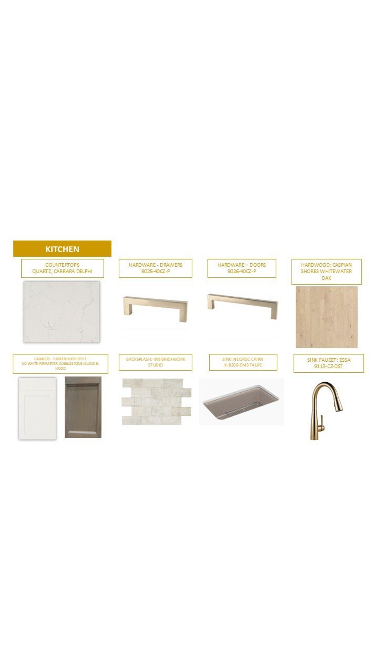Sample of building materials used in homes in Adalyn Park, Mooresville (Image 2).