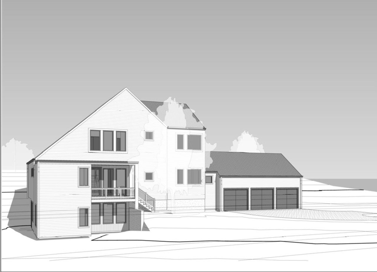 Exterior rendering of this home design in Aster, Roswell, GA (Image 2).