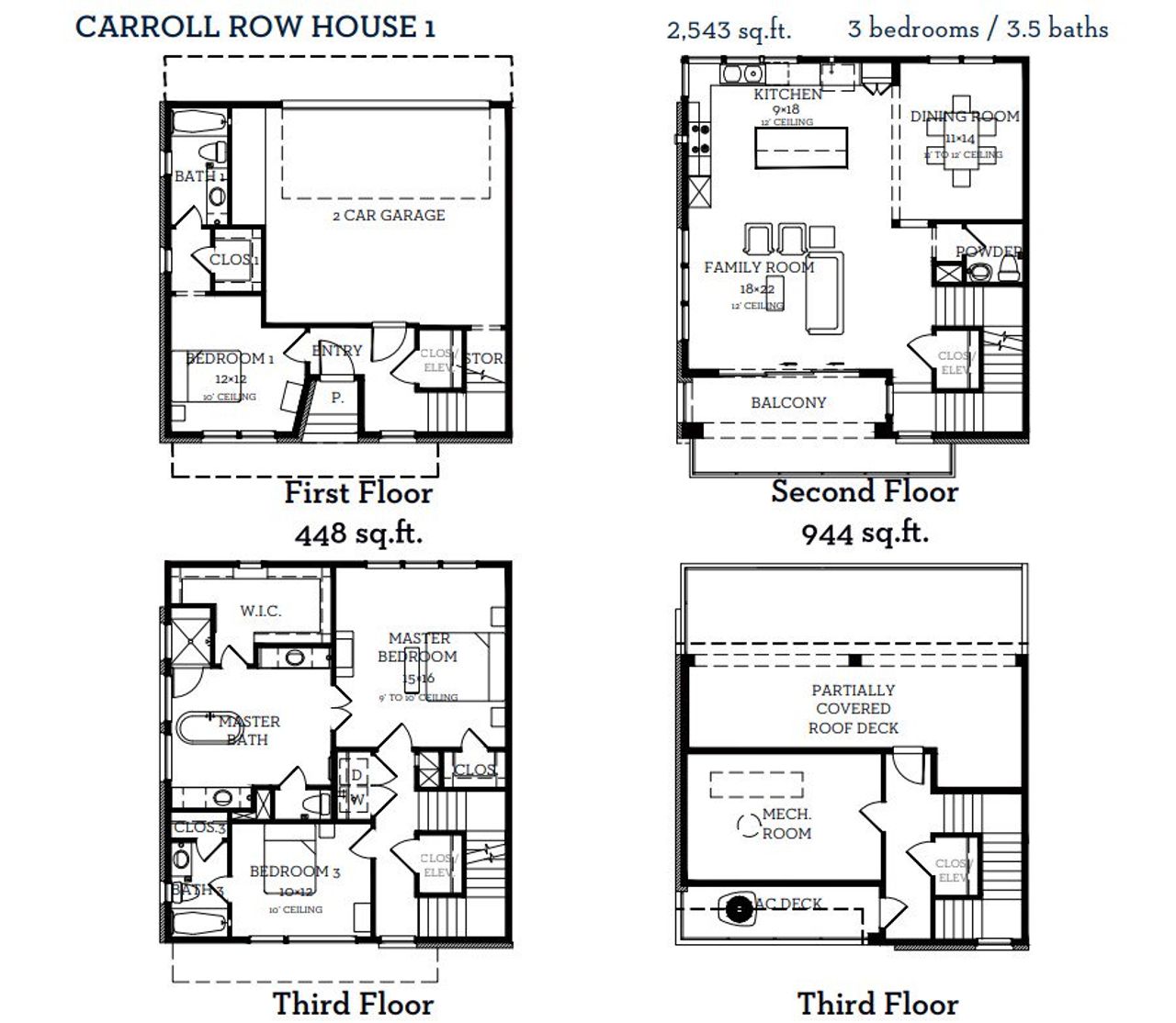 2D floor plan layout of this home in Foundry Row, Fort Worth, TX (Image 2). 2D floor plan layout of this home in Foundry Row, Fort Worth, TX (Image 2).