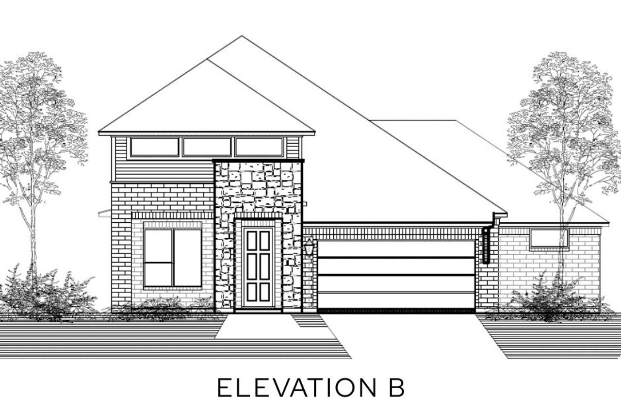 Representative rendering of the exterior for the The Monticello by Lillian Custom Homes (Image 2).